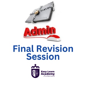 Admin Final Revision